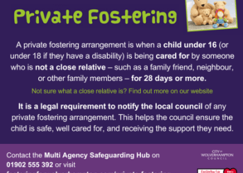 Inform the Council when caring for someone else’s child