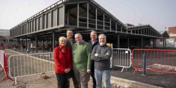 Traders excited about how their new Bilston Market home is shaping up