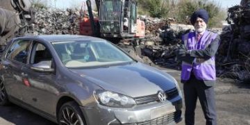 ‘We will not stand for it’ – vehicle crushed in warning to anyone dumping waste in the city