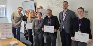Staff get training in suicide awareness, supporting and safety planning