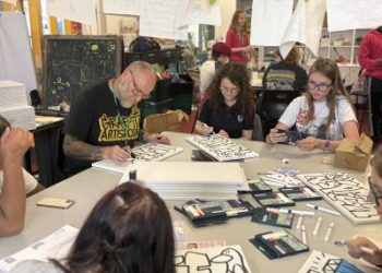 City Centre Hoarding to become Giant Community Artwork at New Smithgate Event in Wolverhampton
